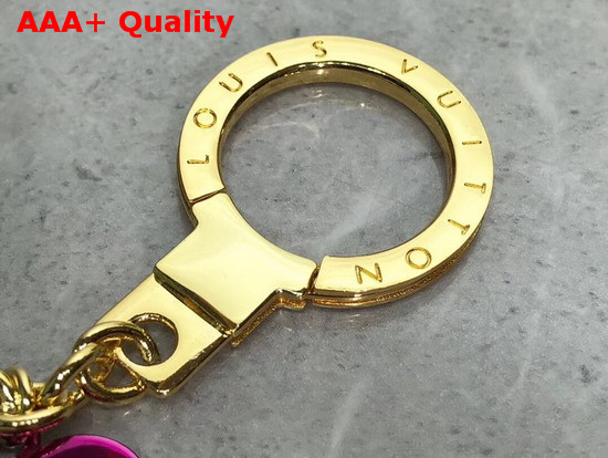 Louis Vuitton Lock Heart and Keys Chain Bag Charm and Key Holder M67437 Replica