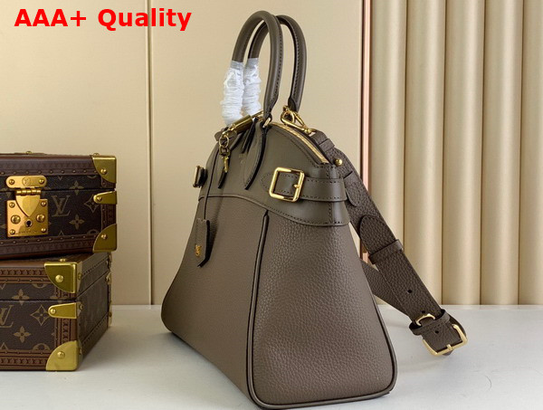 Louis Vuitton Lock It MM Bag in Earth taurillon Leather and Smooth Calfskin M22927 Replica