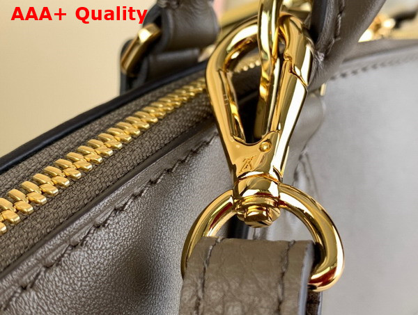 Louis Vuitton Lock It MM Bag in Earth taurillon Leather and Smooth Calfskin M22927 Replica