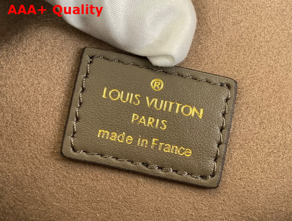 Louis Vuitton Lock It MM Bag in Earth taurillon Leather and Smooth Calfskin M22927 Replica