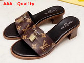 Louis Vuitton Lock It Mule Patent Monogram Canvas Replica