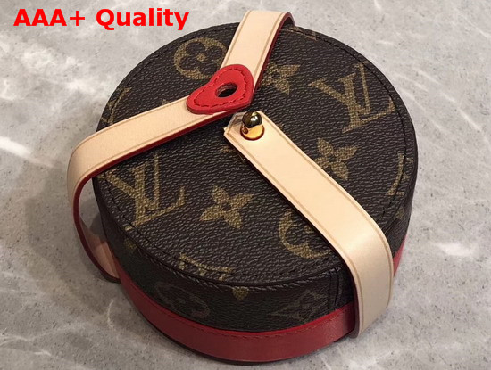 Louis Vuitton Lock Me Box PM in Monogram Canvas and Pink Natural Leather GI0353 Replica