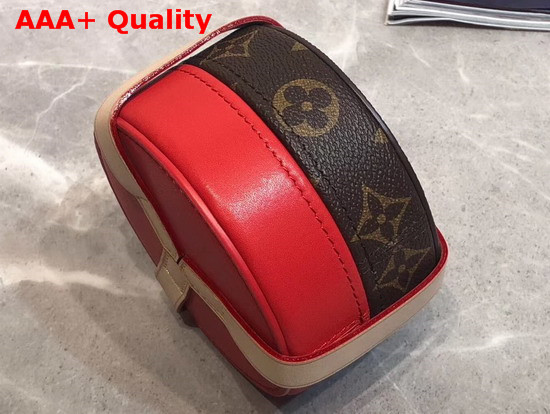 Louis Vuitton Lock Me Box PM in Monogram Canvas and Pink Natural Leather GI0353 Replica