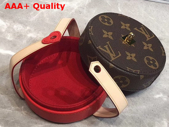 Louis Vuitton Lock Me Box PM in Monogram Canvas and Pink Natural Leather GI0353 Replica