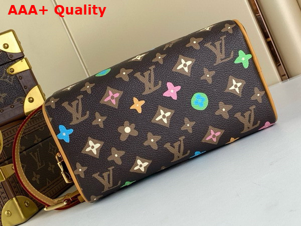 Louis Vuitton Locker Dopp Kit Chocolate Monogram Craggy Coated Canvas M47069 Replica