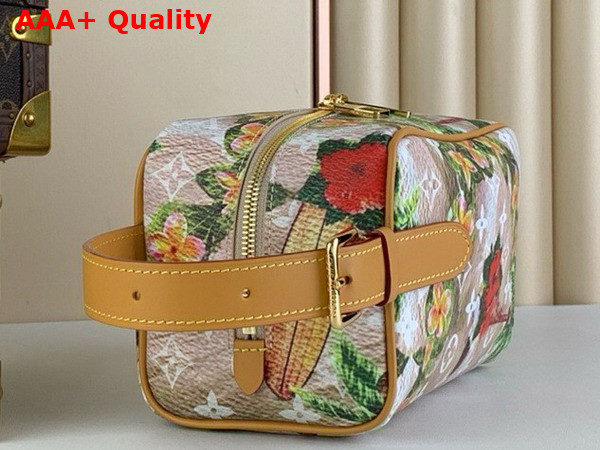 Louis Vuitton Locker Dopp Kit Floral Print Monogram Canvas Replica