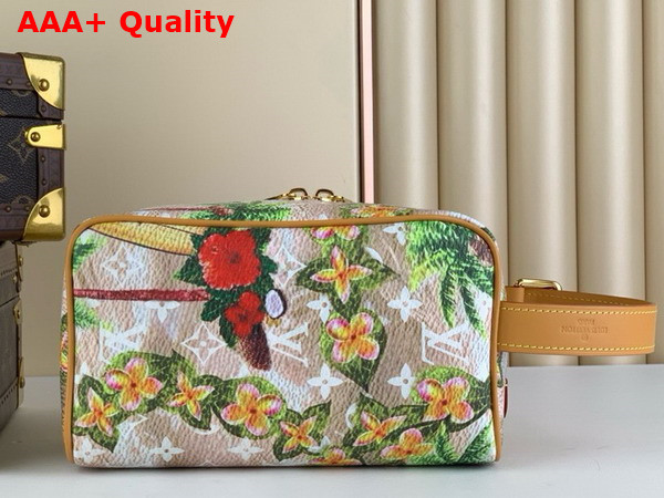 Louis Vuitton Locker Dopp Kit Floral Print Monogram Canvas Replica