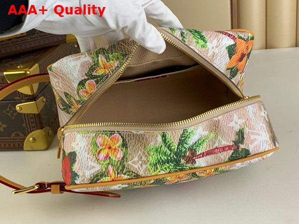 Louis Vuitton Locker Dopp Kit Floral Print Monogram Canvas Replica