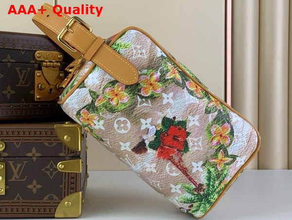 Louis Vuitton Locker Dopp Kit Floral Print Monogram Canvas Replica