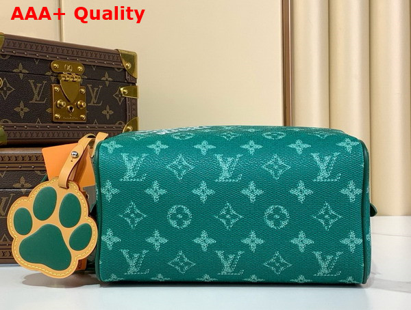 Louis Vuitton Locker Dopp Kit Green Monogram Canvas Replica