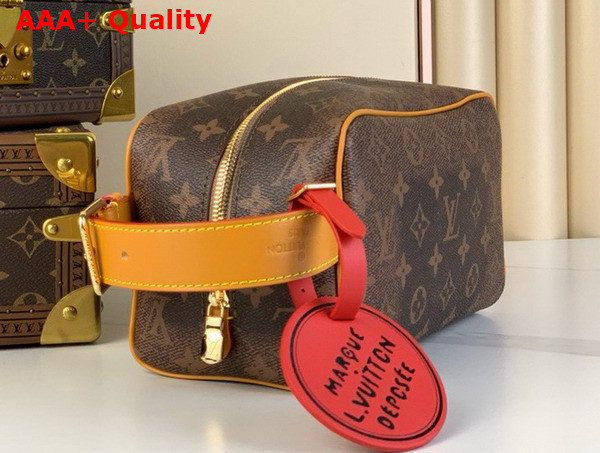 Louis Vuitton Locker Dopp Kit Monogram Dust Coated Canvas M11765 Replica