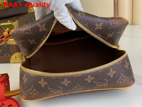 Louis Vuitton Locker Dopp Kit Monogram Dust Coated Canvas M11765 Replica