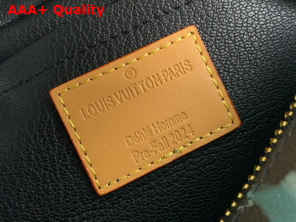 Louis Vuitton Locker Dopp Kit Navy Blue Monogram Surfin Coated Canvas Replica