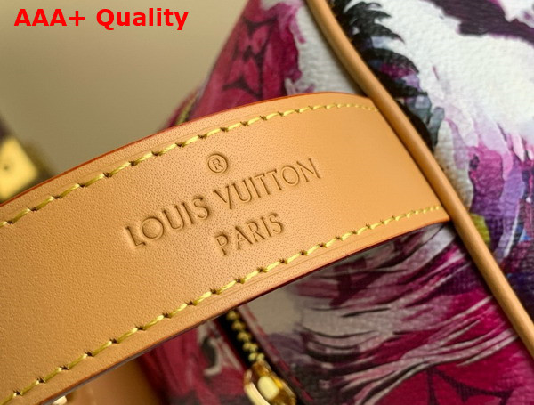 Louis Vuitton Locker Dopp Kit Pink Monogram Surfin Coated Canvas Replica