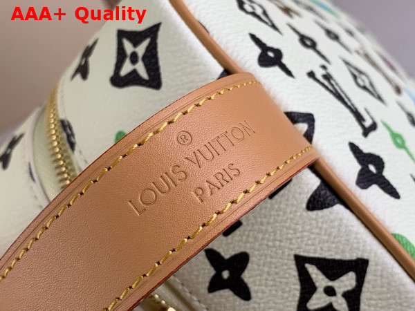 Louis Vuitton Locker Dopp Kit Vanilla Monogram Craggy Coated Canvas Replica