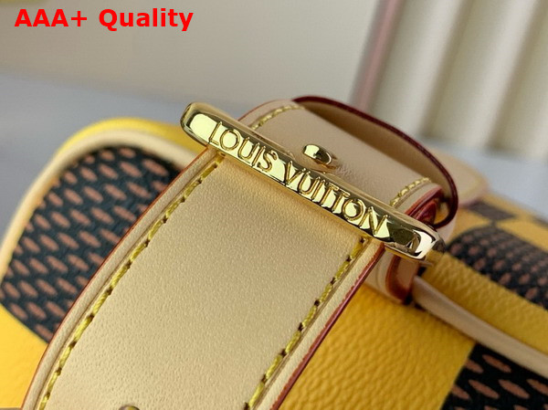 Louis Vuitton Locker Dopp Kit Yellow Damier Pop Coated Canvas N40567 Replica