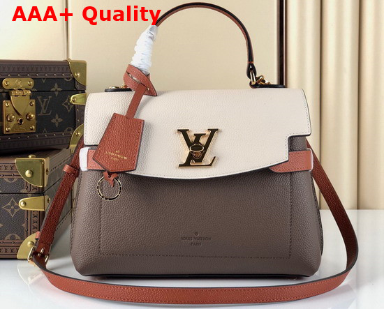 Louis Vuitton Lockme Ever BB Smokey Quartz Caramel Soft Calfskin M58978 Replica