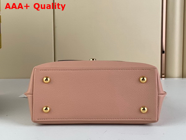 Louis Vuitton Lockme Ever Mini Handbag Rose Quartz Trianon Grained Calf Leather M22626 Replica