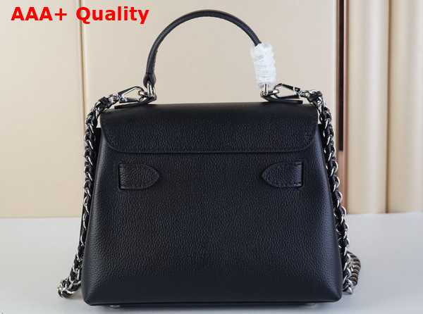 Louis Vuitton Lockme Ever Mini Handbag in Black Grained Calf Leather M20997 Replica