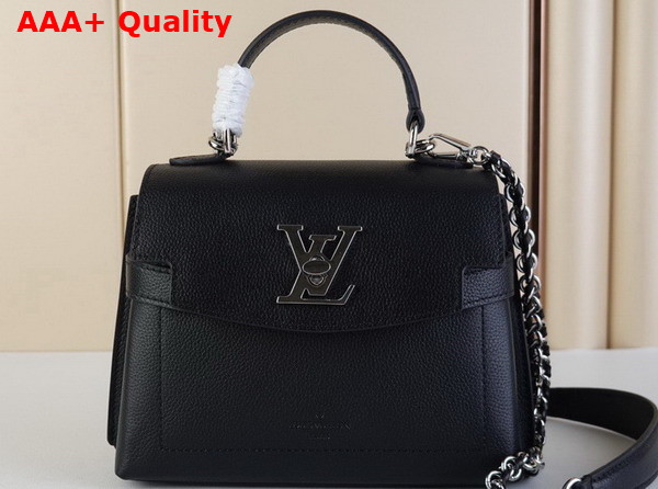 Louis Vuitton Lockme Ever Mini Handbag in Black Grained Calf Leather M20997 Replica