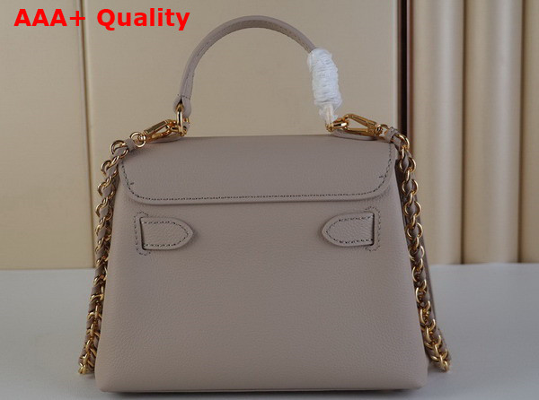 Louis Vuitton Lockme Ever Mini Handbag in Greige Grained Calf Leather M21052 Replica