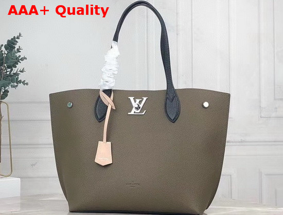 Louis Vuitton Lockme Go Laurier Toffee Latte Black M55523 Replica