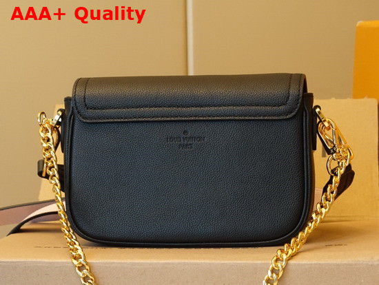 Louis Vuitton Lockme Tender Black Grained Calf Leather M58557 Replica