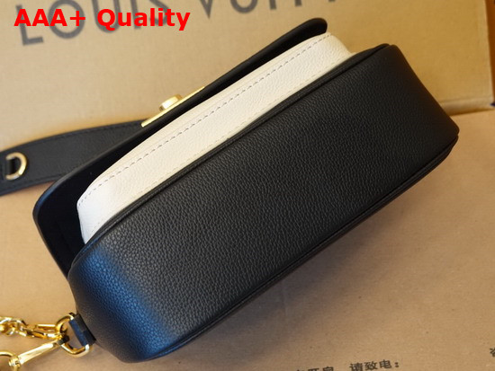 Louis Vuitton Lockme Tender Black Grained Calf Leather M58557 Replica