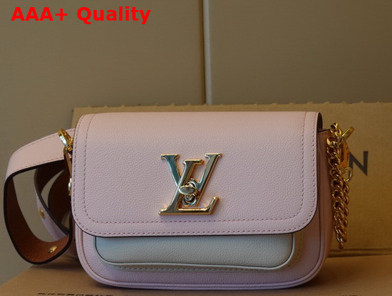 Louis Vuitton Lockme Tender Eau de Rose Grained Calf Leather M58555 Replica