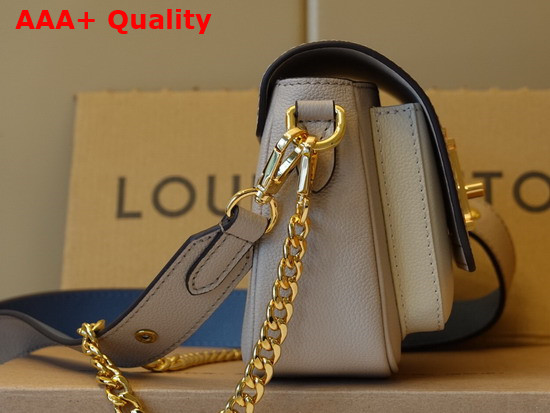 Louis Vuitton Lockme Tender Greige Grained Calf Leather M58554 Replica