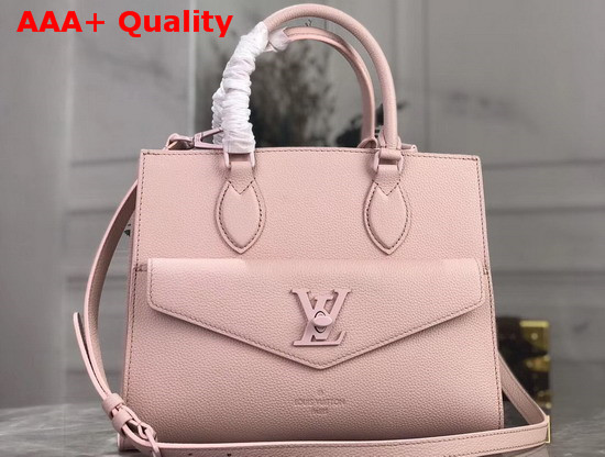 Louis Vuitton Lockme Tote PM Eau de Rose Soft Grained Calfskin M55818 Replica