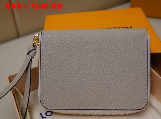 Louis Vuitton Lockme Zippy Coin Purse in Greige Calf Leather M80100 Replica