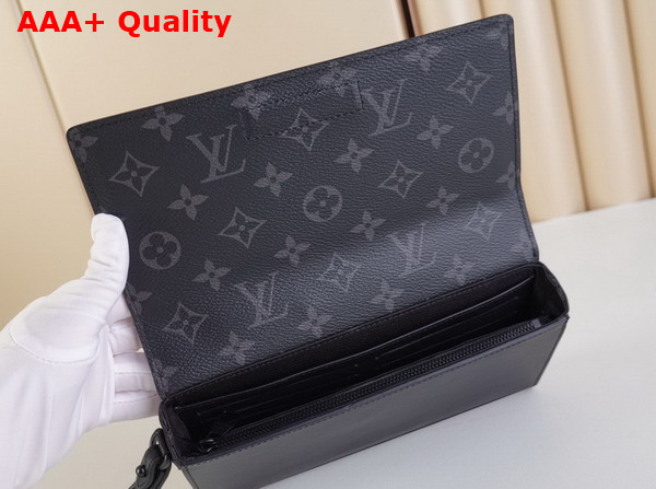 Louis Vuitton Long Slim Wallet in Black Epi Leather M80589 Replica