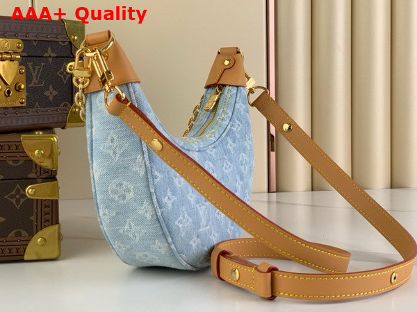 Louis Vuitton Loop Bag in Sky Blue Monogram Denim M24846 Replica