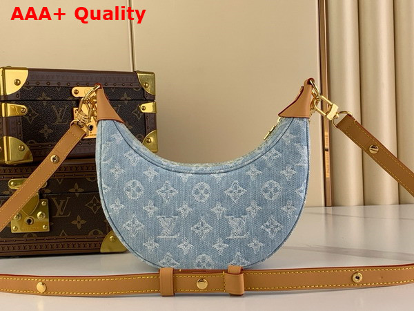 Louis Vuitton Loop Bag in Sky Blue Monogram Denim M24846 Replica