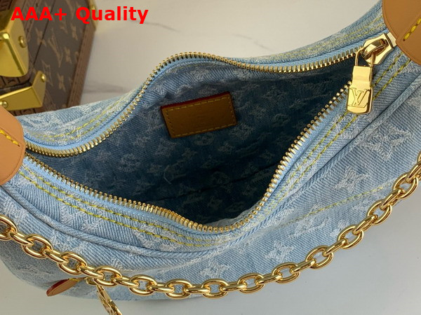 Louis Vuitton Loop Bag in Sky Blue Monogram Denim M24846 Replica