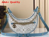 Louis Vuitton Loop Handbag Ecru Blue Since 1854 Jacquard Textile M81094 Replica