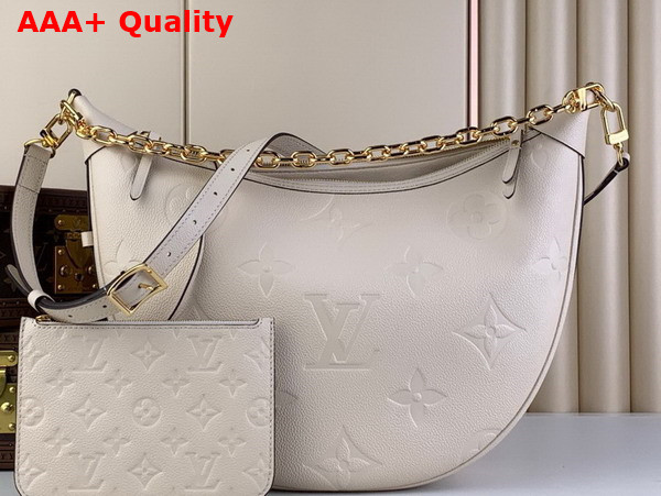 Louis Vuitton Loop Hobo Bag in Cream Monogram Empreinte Leather M46739 Replica