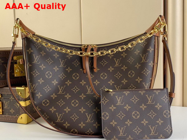 Louis Vuitton Loop Hobo Monogram and Monogram Reverse Coated Canvas M46311 Replica