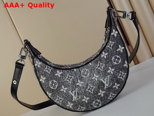 Louis Vuitton Loop PM Bag in Gray Monogram Jacquard Denim M21752 Replica