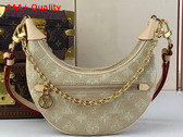 Louis Vuitton Loop PM Handbag in Beige Monoglam Coated Canvas M22928 Replica