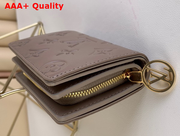 Louis Vuitton Lou Wallet in Taupe Monogram Embossed Lambskin Replica