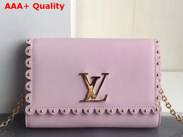 Louis Vuitton Louise MM Autres Cuirs Pink Replica