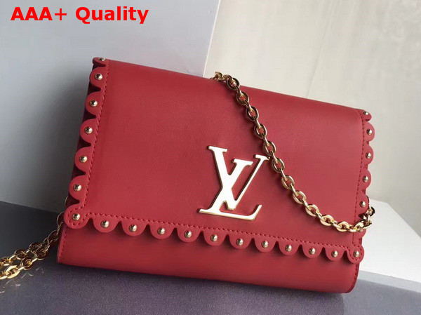 Louis Vuitton Louise MM Autres Cuirs Red Replica