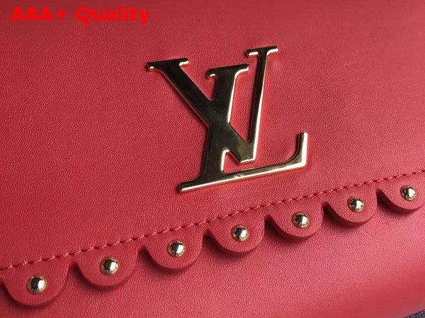 Louis Vuitton Louise MM Autres Cuirs Red Replica