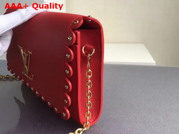 Louis Vuitton Louise MM Autres Cuirs Red Replica