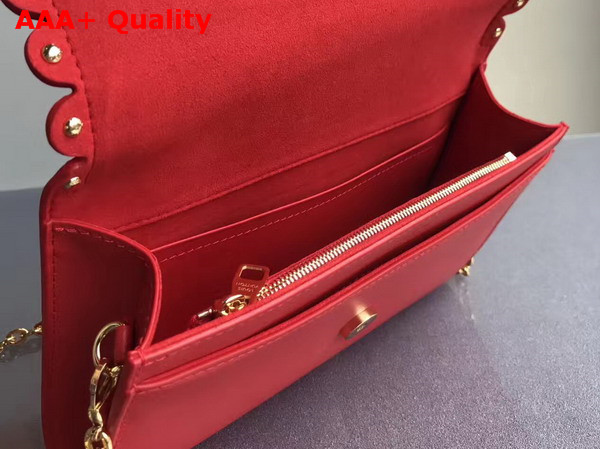 Louis Vuitton Louise MM Autres Cuirs Red Replica