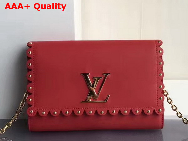 Louis Vuitton Louise MM Autres Cuirs Red Replica