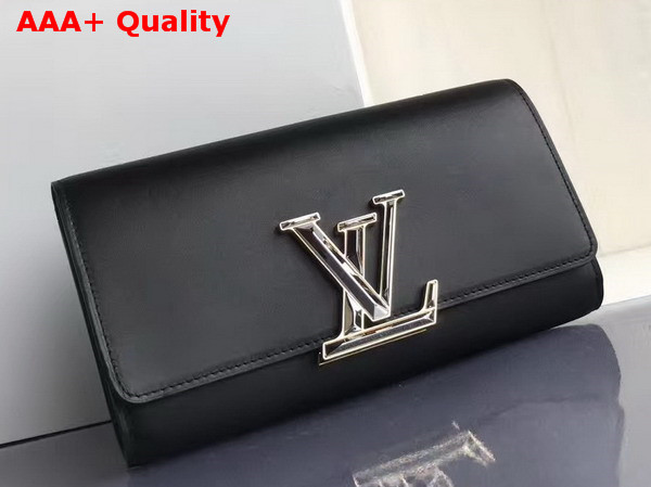 Louis Vuitton Louise in Black Glossy Patent Calfskin M42036 Replica