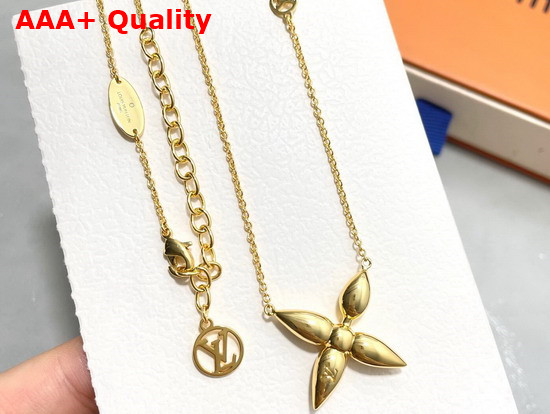 Louis Vuitton Louisette Necklace Gold Color Hardware M00365 Replica